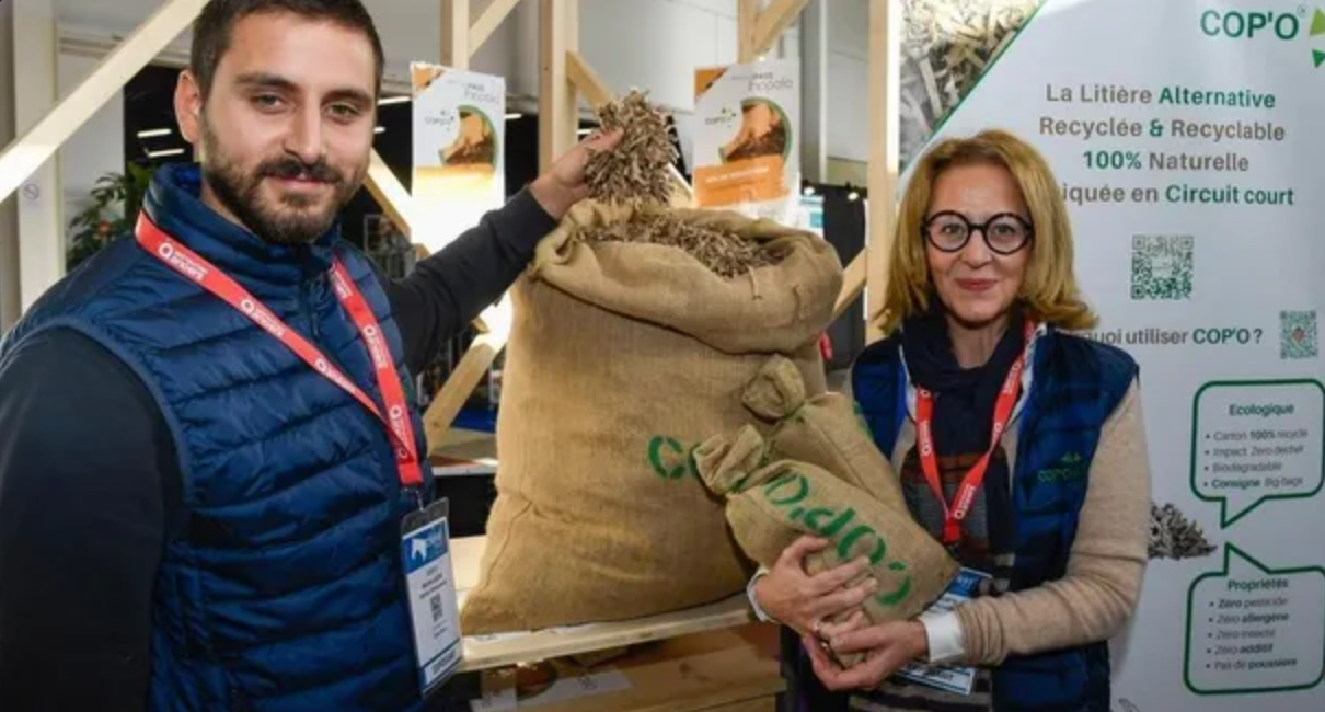 La société Cop’O, fondée par Muriel Schoumacher, ici avec Maxime Jacob, ingénieur développement